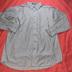 Grey Stafford Pinstripe Button Down 34/35